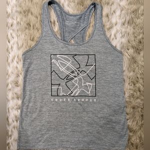 Under Armour Grey Tank Top Size Medium